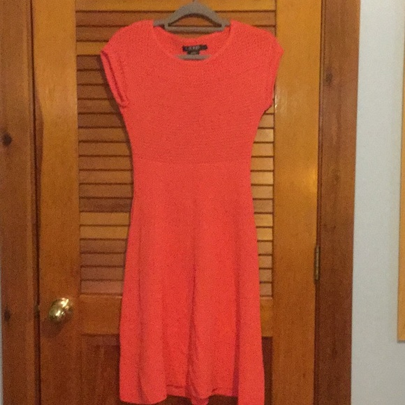 ralph lauren coral dress